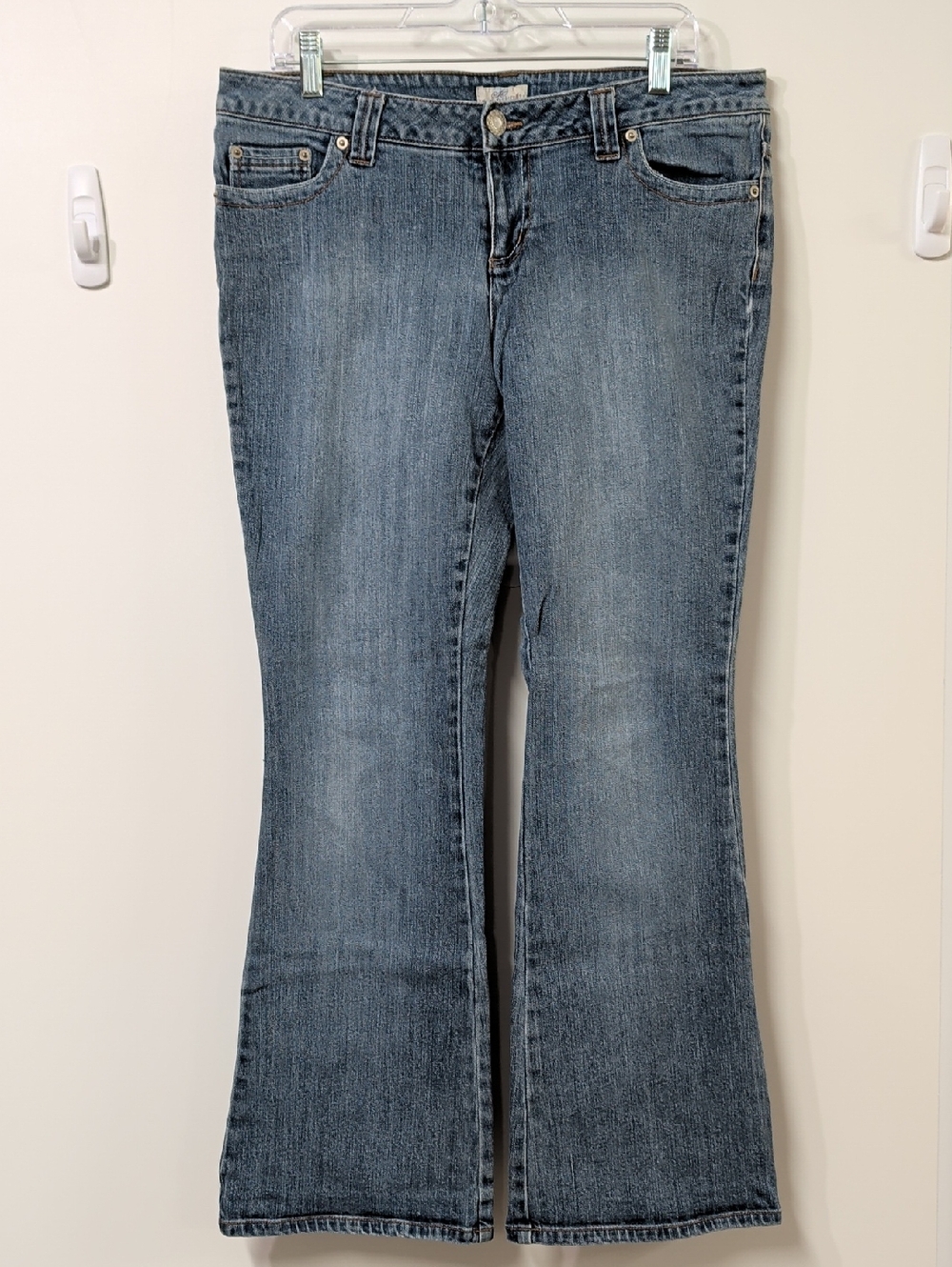 SO Wear it Declare It Medium Wash Bootcut Jeans Size 15